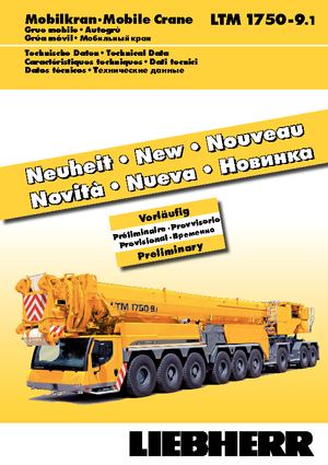 Macarale all-terrain Liebherr LTM 1750-9.1 