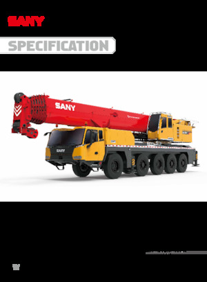 Macarale all-terrain Sany SAC1600T7
