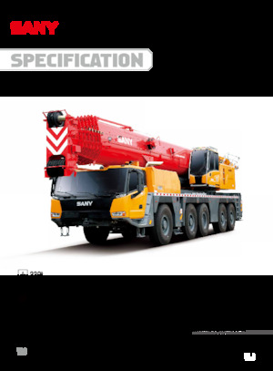 Macarale all-terrain Sany SAC2200T7