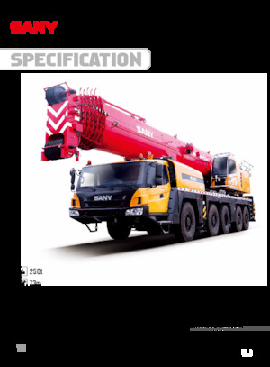 Macarale all-terrain Sany SAC2500T7