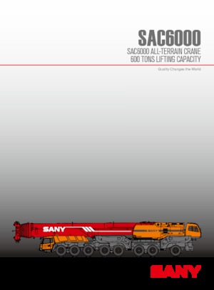 Macarale all-terrain Sany SAC6000