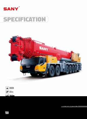Macarale all-terrain Sany SAC8000T7-8