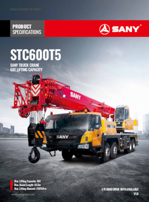 Macarale all-terrain Sany STC600T5