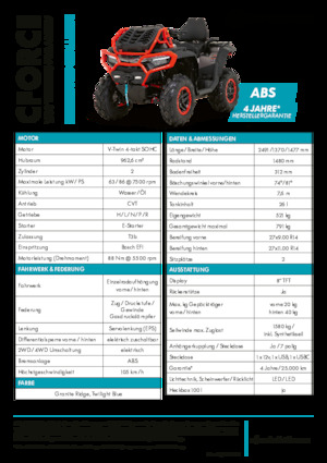 Vehicule all-terrain (ATV-uri) & Quad-uri CFMOTO CFORCE 1000 MUD Version