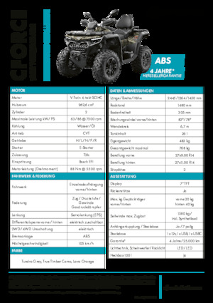 Vehicule all-terrain (ATV-uri) & Quad-uri CFMOTO CFORCE 1000 Touring