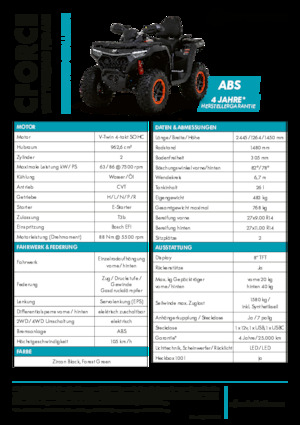 Vehicule all-terrain (ATV-uri) & Quad-uri CFMOTO CFORCE 1000 Touring Pro