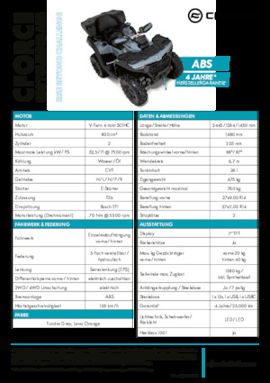 Vehicule all-terrain (ATV-uri) & Quad-uri CFMOTO CFORCE 850 Touring
