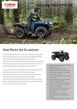 Vehicule all-terrain (ATV-uri) & Quad-uri Yamaha GRIZZLY 700 EPS SE