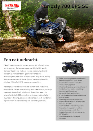 Vehicule all-terrain (ATV-uri) & Quad-uri Yamaha GRIZZLY 700 EPS SE