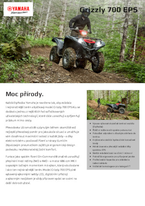 Vehicule all-terrain (ATV-uri) & Quad-uri Yamaha GRIZZLY 700 EPS