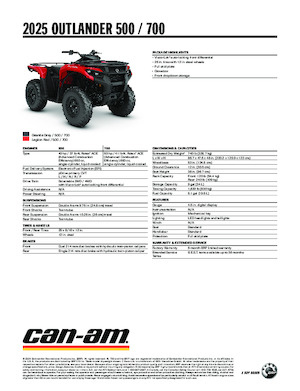 Vehicule all-terrain (ATV-uri) & Quad-uri can-am OUTLANDER 500