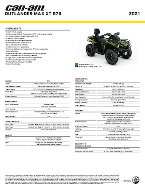 Vehicule all-terrain (ATV-uri) & Quad-uri can-am OUTLANDER 570 MAX XT 