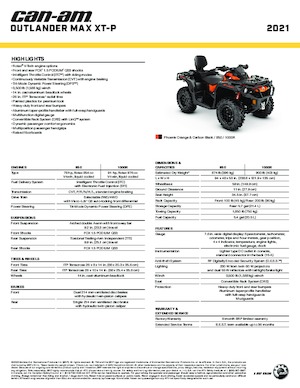 Vehicule all-terrain (ATV-uri) & Quad-uri can-am OUTLANDER 850 MAX XT-P 