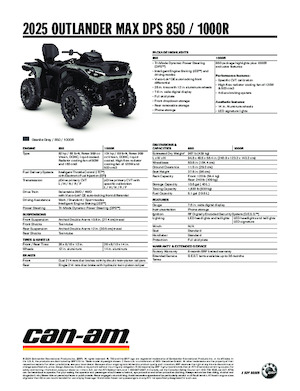 Vehicule all-terrain (ATV-uri) & Quad-uri can-am OUTLANDER MAX DPS 850