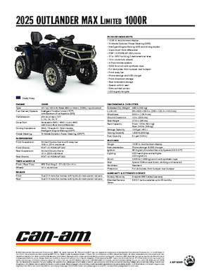 Vehicule all-terrain (ATV-uri) & Quad-uri can-am OUTLANDER MAX Limited 1000R