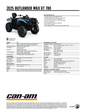 Vehicule all-terrain (ATV-uri) & Quad-uri can-am OUTLANDER MAX XT 700