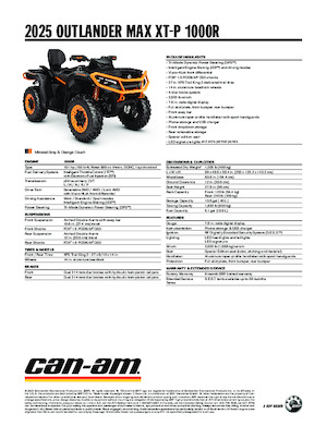 Vehicule all-terrain (ATV-uri) & Quad-uri can-am OUTLANDER MAX XT-P 1000R
