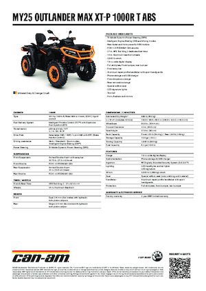 Vehicule all-terrain (ATV-uri) & Quad-uri can-am OUTLANDER MAX XT-P 1000R T ABS