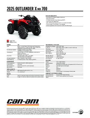 Vehicule all-terrain (ATV-uri) & Quad-uri can-am OUTLANDER X MR 700