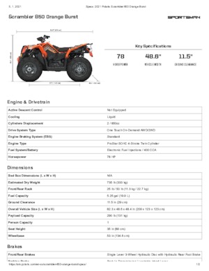 Vehicule all-terrain (ATV-uri) & Quad-uri Polaris Scrambler 850