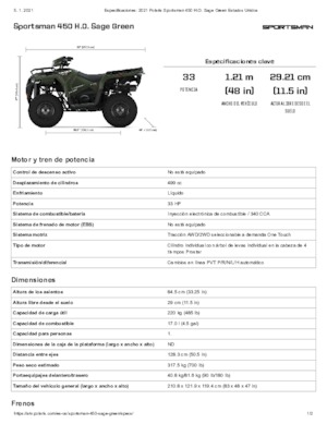 Vehicule all-terrain (ATV-uri) & Quad-uri Polaris Sportsman 450 H.O.