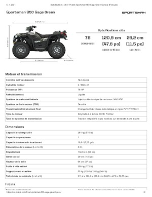 Vehicule all-terrain (ATV-uri) & Quad-uri Polaris Sportsman 850