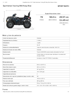 Vehicule all-terrain (ATV-uri) & Quad-uri Polaris Sportsman touring 850 