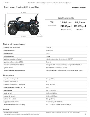 Vehicule all-terrain (ATV-uri) & Quad-uri Polaris Sportsman touring 850 