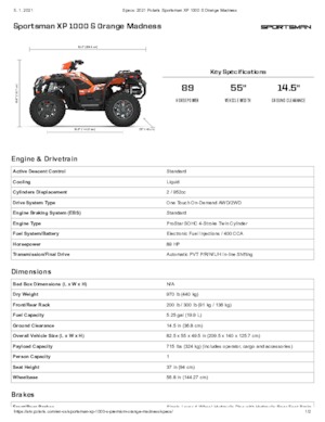 Vehicule all-terrain (ATV-uri) & Quad-uri Polaris Sportsman XP 1000 S