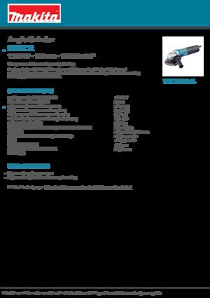 Polizoare unghiulare Makita 9561CR