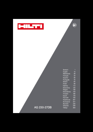 Polizoare unghiulare Hilti AG 230-27DB