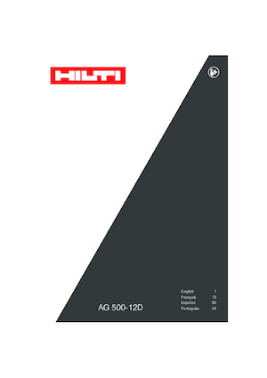 Polizoare unghiulare Hilti AG 500-12D 