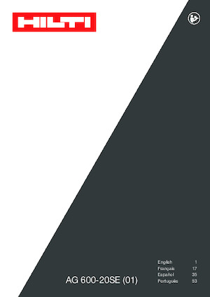 Polizoare unghiulare Hilti AG 600-20SE