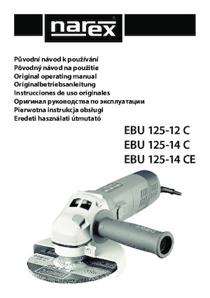 Polizoare unghiulare Narex EBU 125-12 C