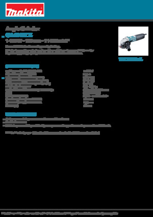 Polizoare unghiulare Makita GA4040CZ