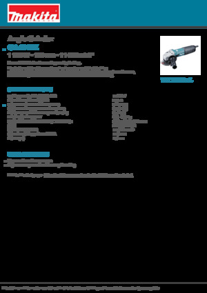 Polizoare unghiulare Makita GA4040Z