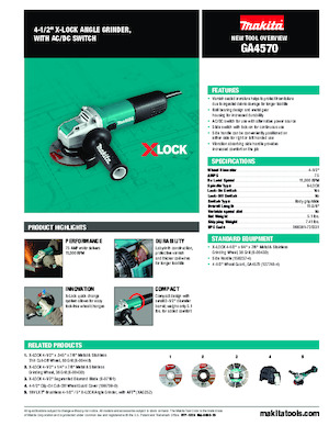 Polizoare unghiulare Makita GA4570