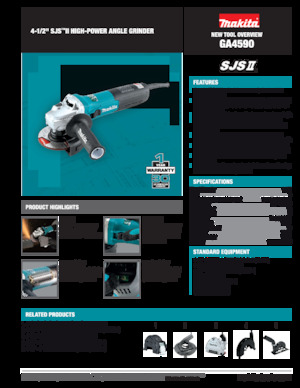 Polizoare unghiulare Makita GA4590