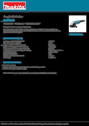 Polizoare unghiulare Makita GA5010