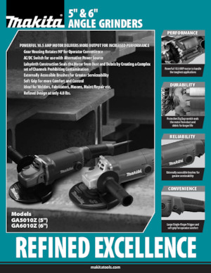 Polizoare unghiulare Makita GA6010Z