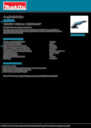 Polizoare unghiulare Makita GA5011