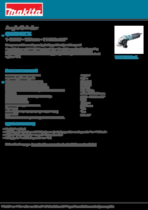 Polizoare unghiulare Makita GA5040CZ
