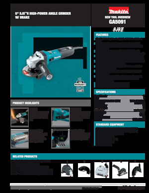 Polizoare unghiulare Makita GA5091