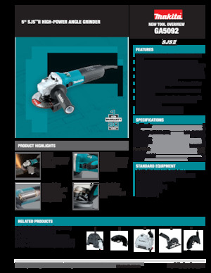 Polizoare unghiulare Makita GA5092