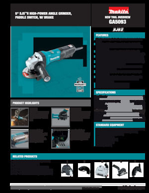 Polizoare unghiulare Makita GA5093