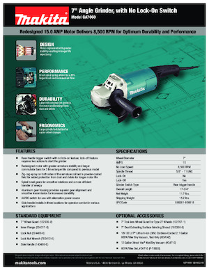 Polizoare unghiulare Makita GA7060 