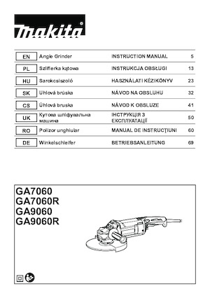 Polizoare unghiulare Makita GA7060R 