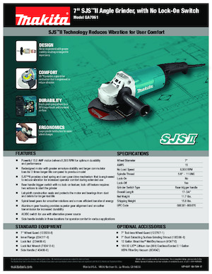 Polizoare unghiulare Makita GA7061 