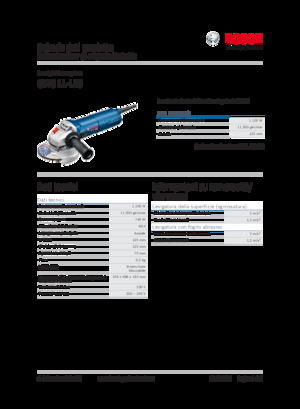 Polizoare unghiulare Bosch GWS 11-125