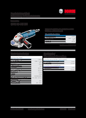 Polizoare unghiulare Bosch GWS 13-125 CIE
